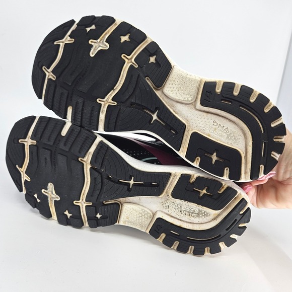 Brooks Ghost 14 Running Shoes Women's Sz 6.5 Black Lightweight Athletic Sneakers - Picture 14 of 16